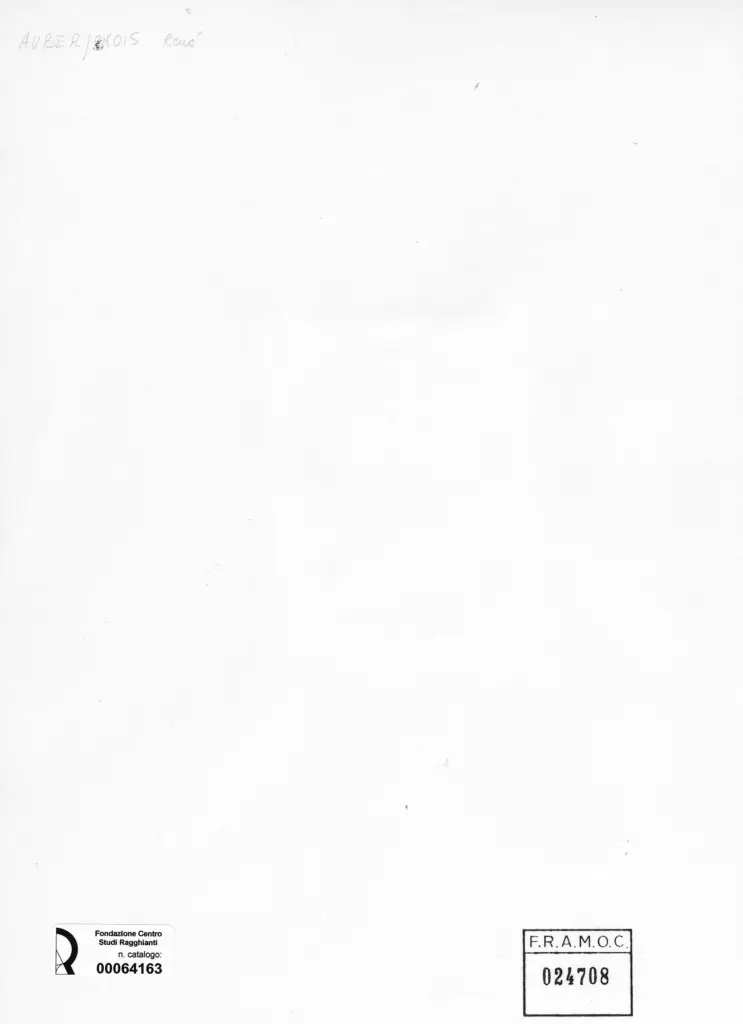 Anonimo , Auberjonois, René - sec. XX - Autoritratto , retro