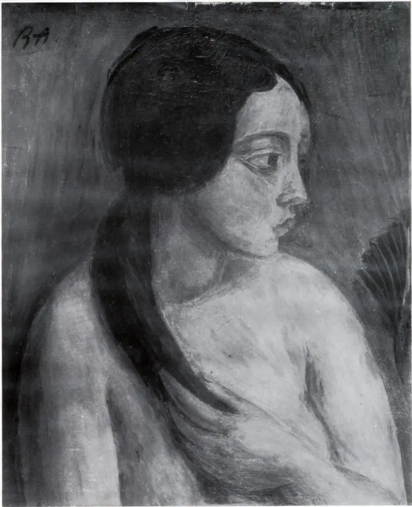 Anonimo , Auberjonois, René - sec. XX - Jeune fille , fronte