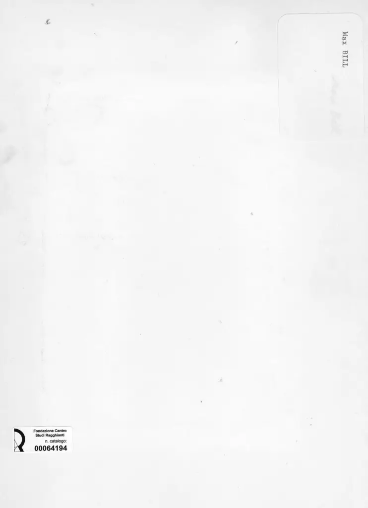 Anonimo , Bill, Max - sec. XX - Animale di ferro , retro