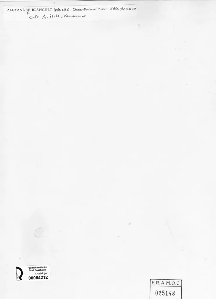 Anonimo , Blanchet, Alexandre - sec. XX - Charles-Ferdinand Ramix , retro
