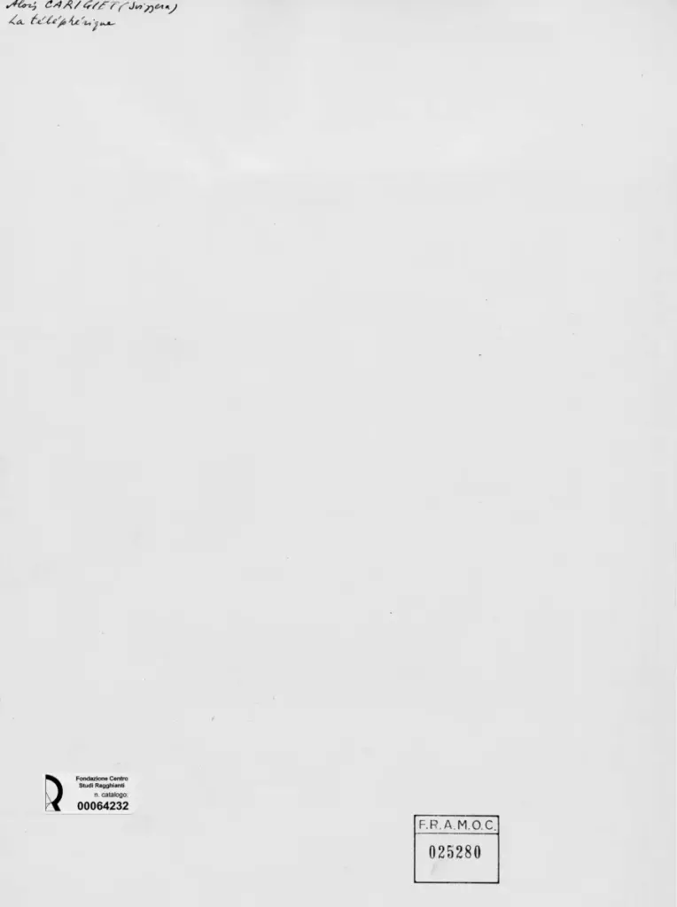 Anonimo , Garigiet, Alois - sec. XX - La teleferica , retro