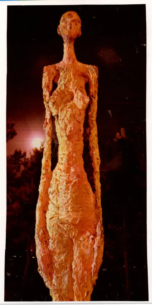 Anonimo , Giacometti, Alberto - sec. XX - Donna , fronte