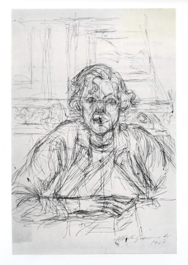 Anonimo , Giacometti, Alberto - sec. XX - Buste de femme