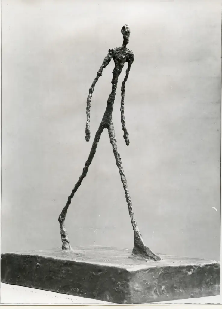 Giacomelli , Giacometti, Alberto - sec. XX - Piccolo uomo che cammina III , fronte