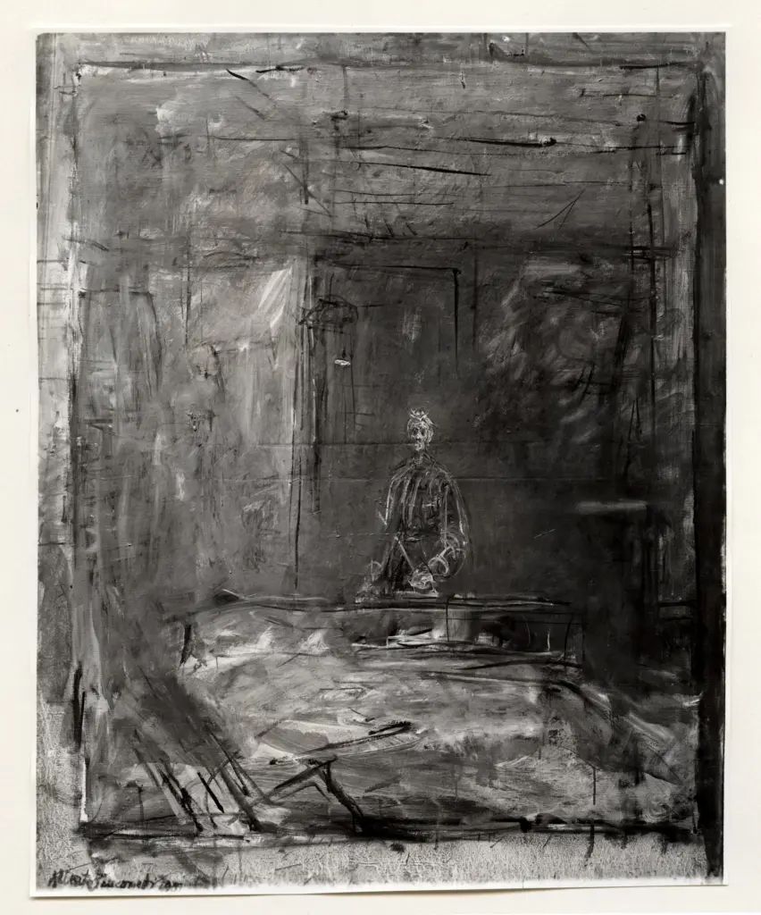 Giacomelli , Giacometti, Alberto - sec. XX - Interno , fronte