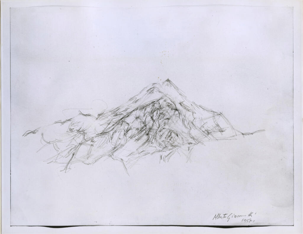 Anonimo , Giacometti, Alberto - sec. XX - Mountain , fronte