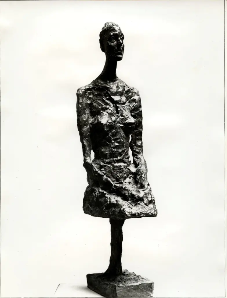 Giacomelli , Giacometti, Alberto - sec. XX - Grande donna seduta , fronte
