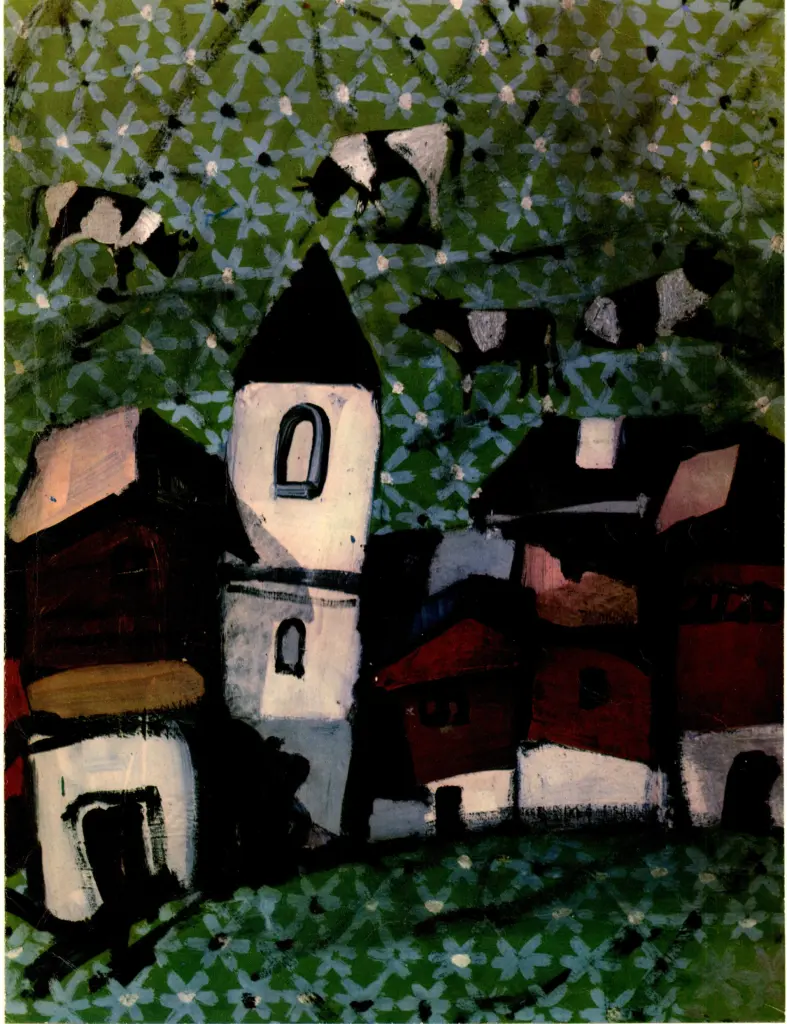 Hunziker, Max , Village du Valais