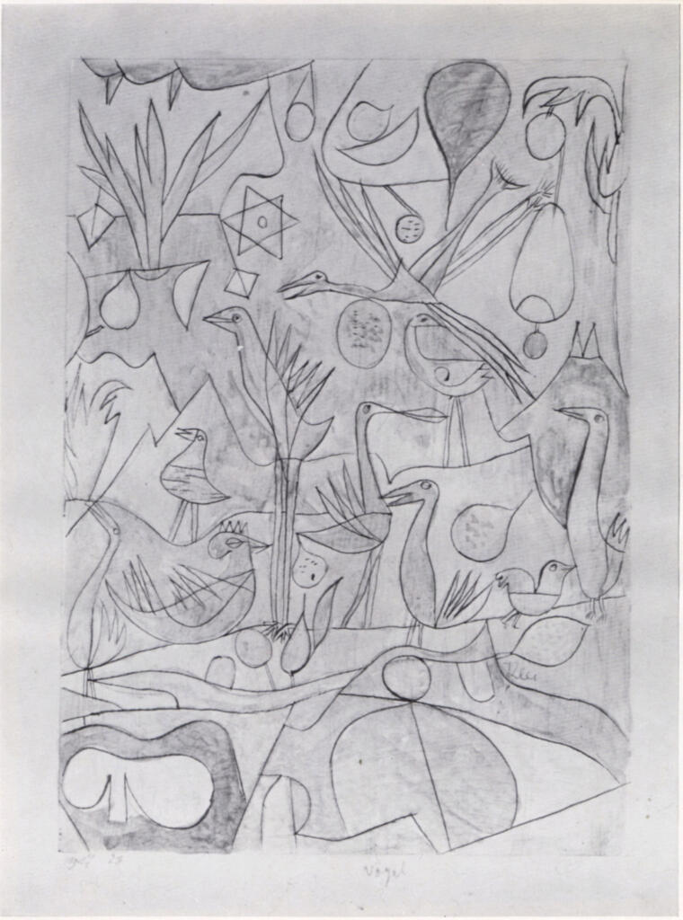 Anonimo , Klee, Paul - sec. XX - Vogel , fronte