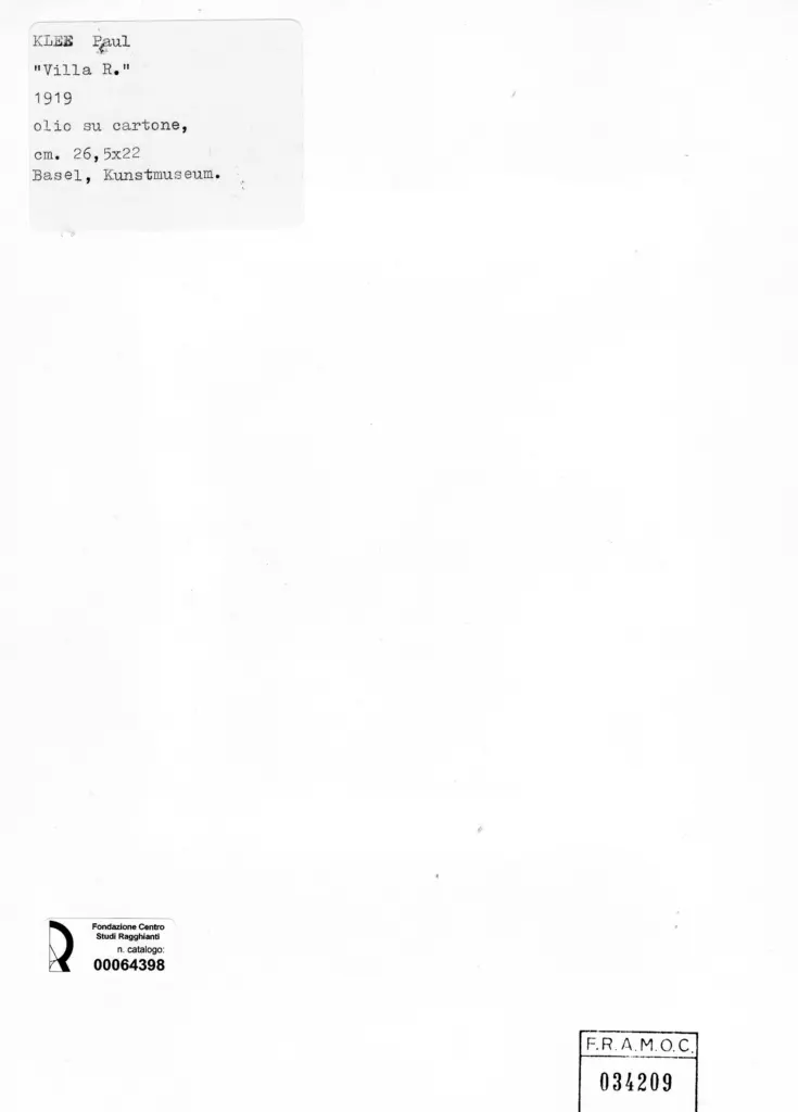 Anonimo , Klee, Paul - sec. XX , retro