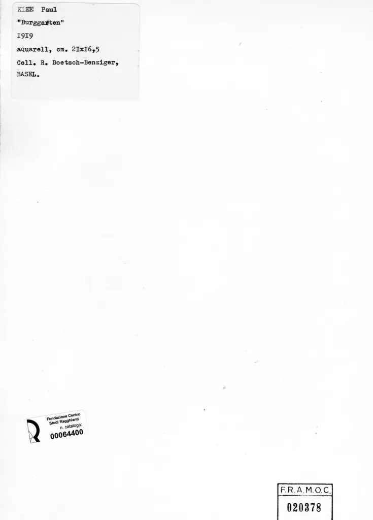 Anonimo , Klee, Paul - sec. XX , retro