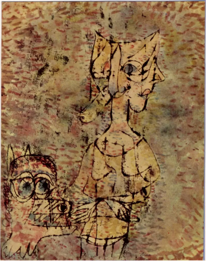 Anonimo , Klee, Paul - sec. XX - Mangia dalla mano , fronte