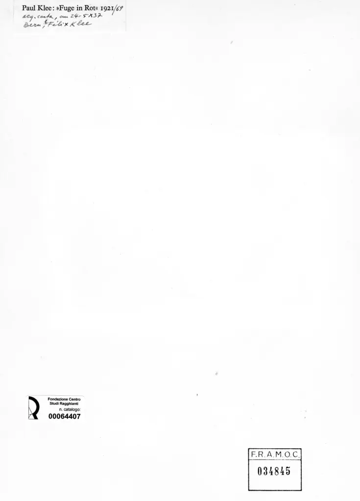 Anonimo , Klee, Paul - sec. XX , retro