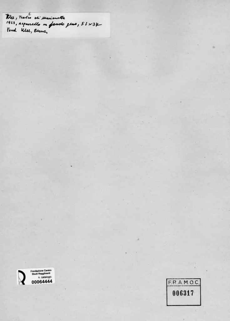 Anonimo , Klee, Paul - sec. XX , retro