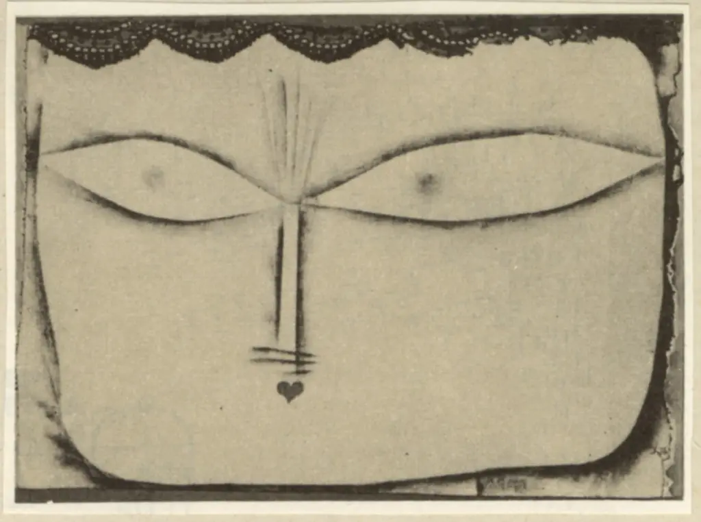 Anonimo , Klee, Paul - sec. XX - Idolo per gatti domestici , fronte