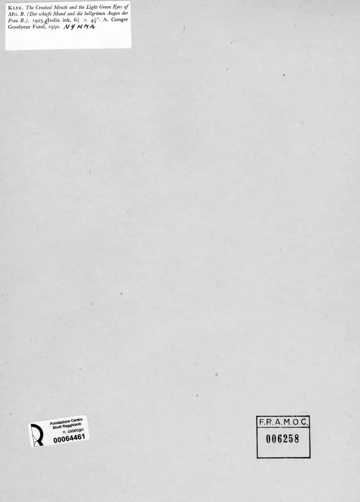 Anonimo , Klee, Paul - sec. XX - , retro