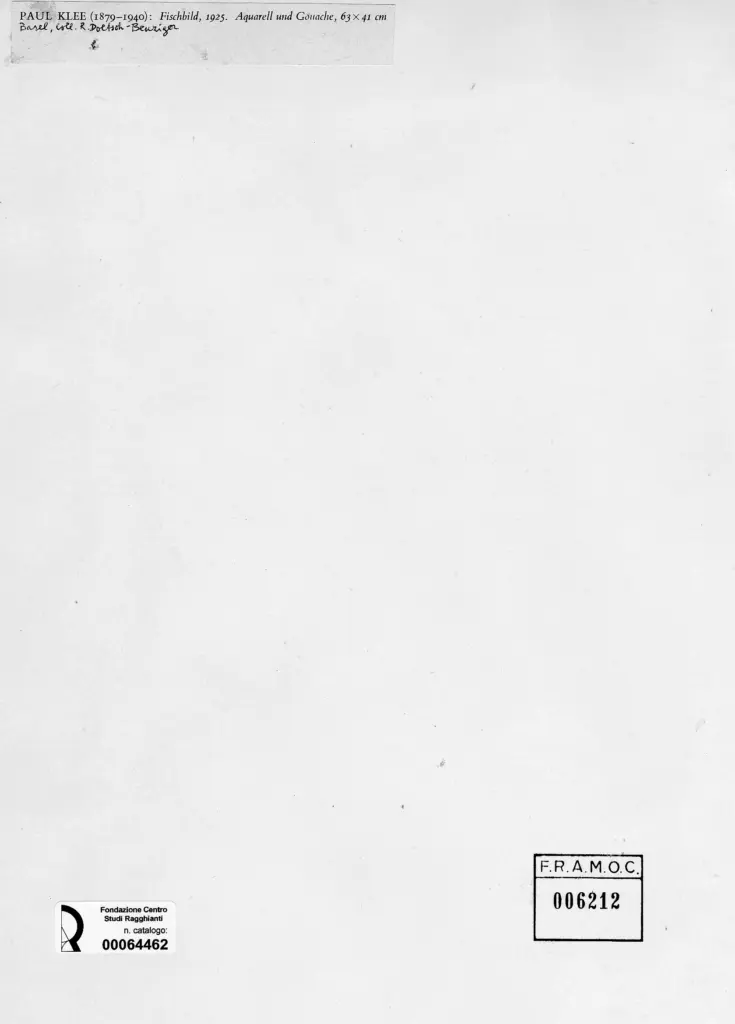 Anonimo , Klee, Paul - sec. XX , retro