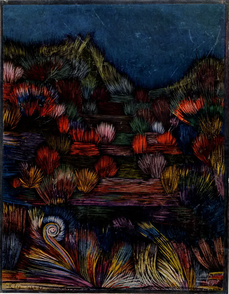 Anonimo , Klee, Paul - sec. XX - Kleines D&uuml;nebild , fronte