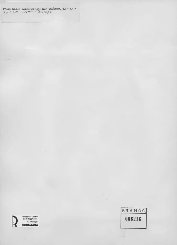 Anonimo , Klee, Paul - sec. XX , retro