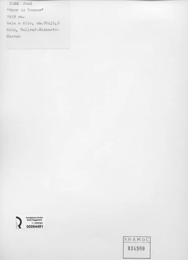 Anonimo , Klee, Paul - sec. XX , retro