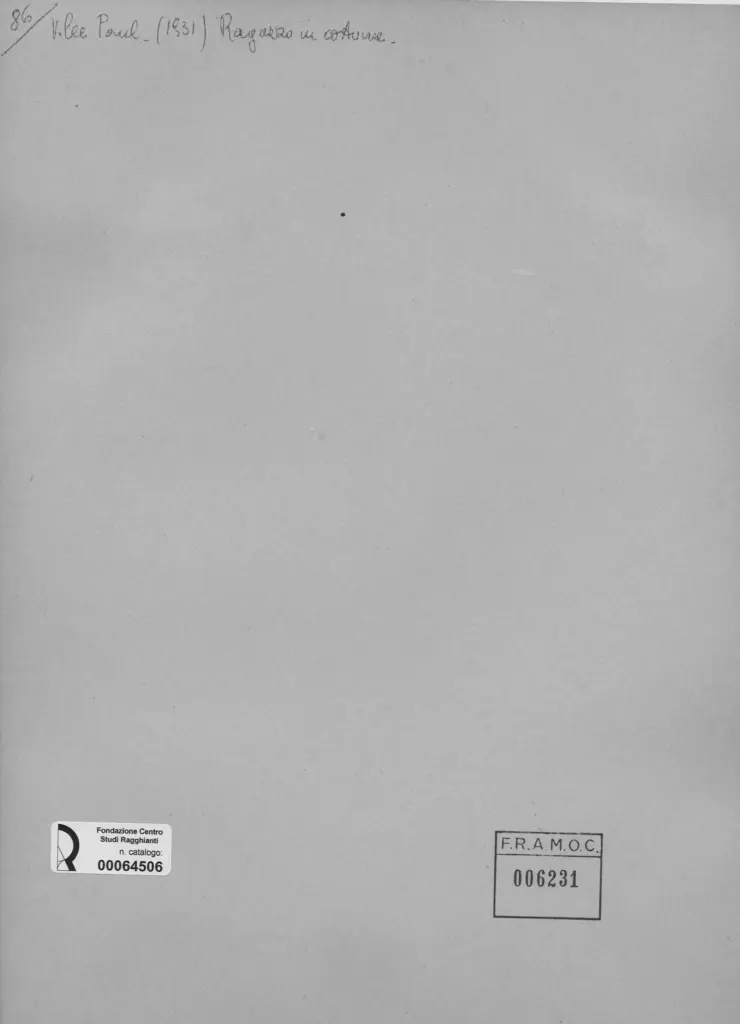 Anonimo, Anonimo , retro