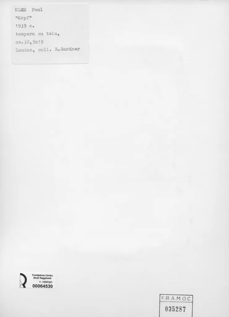 Anonimo , Klee, Paul - sec. XX , retro