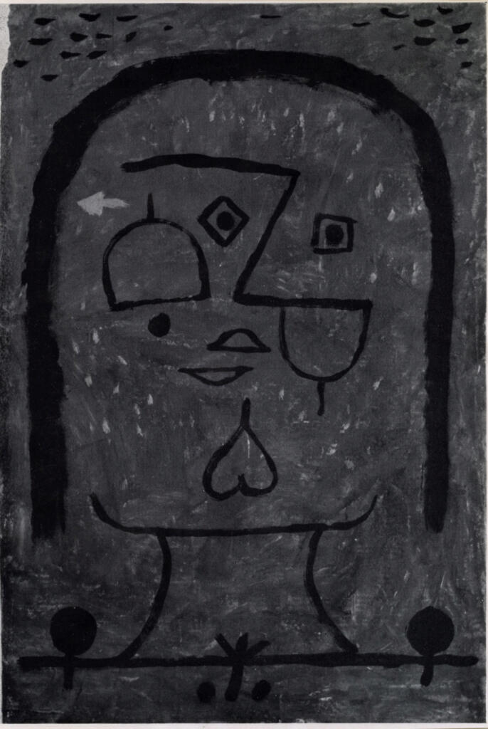 Anonimo , Klee, Paul - sec. XX - Schweres durch ein gesicht Gezogen , fronte