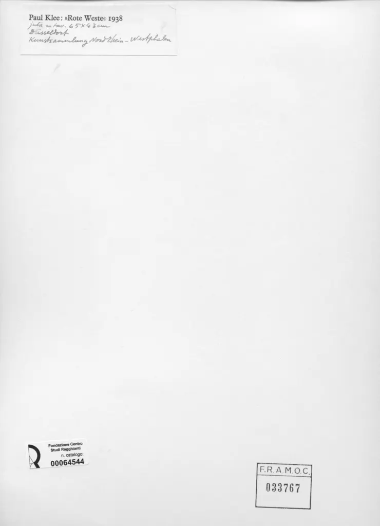 Anonimo , Klee, Paul - sec. XX , retro