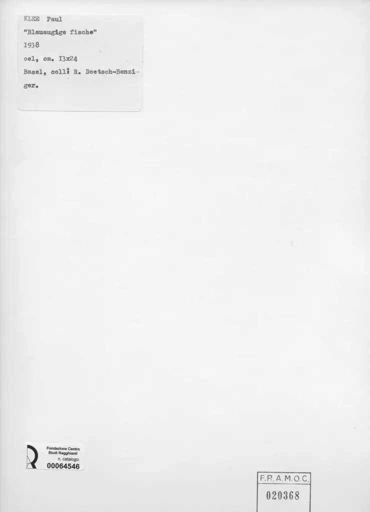 Anonimo , Klee, Paul - sec. XX , retro