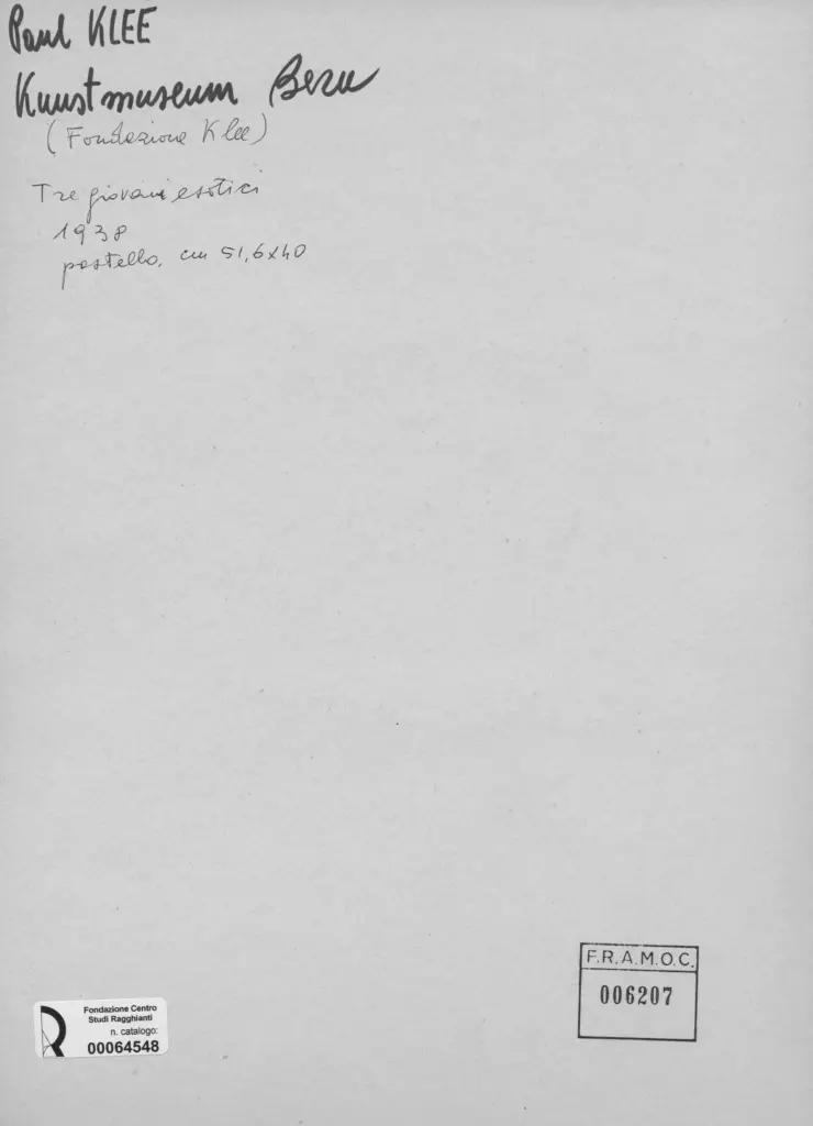 Anonimo , Klee, Paul - sec. XX , retro