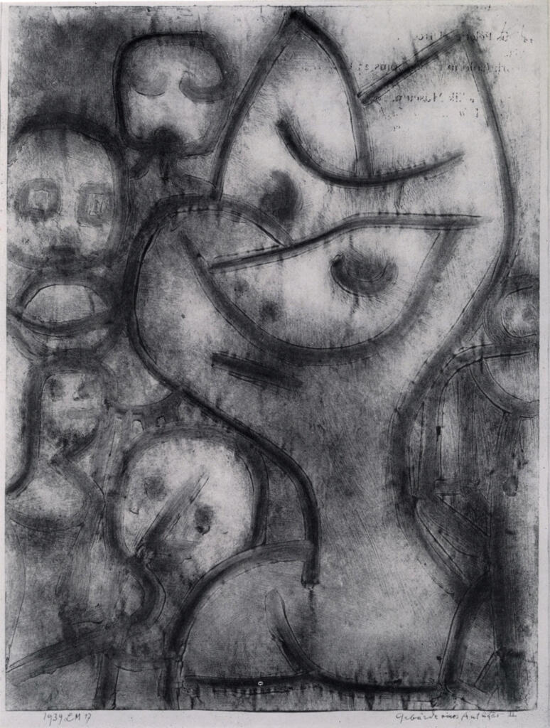 Anonimo , Klee, Paul - sec. XX - Gebärde eines Antlitzes II , fronte