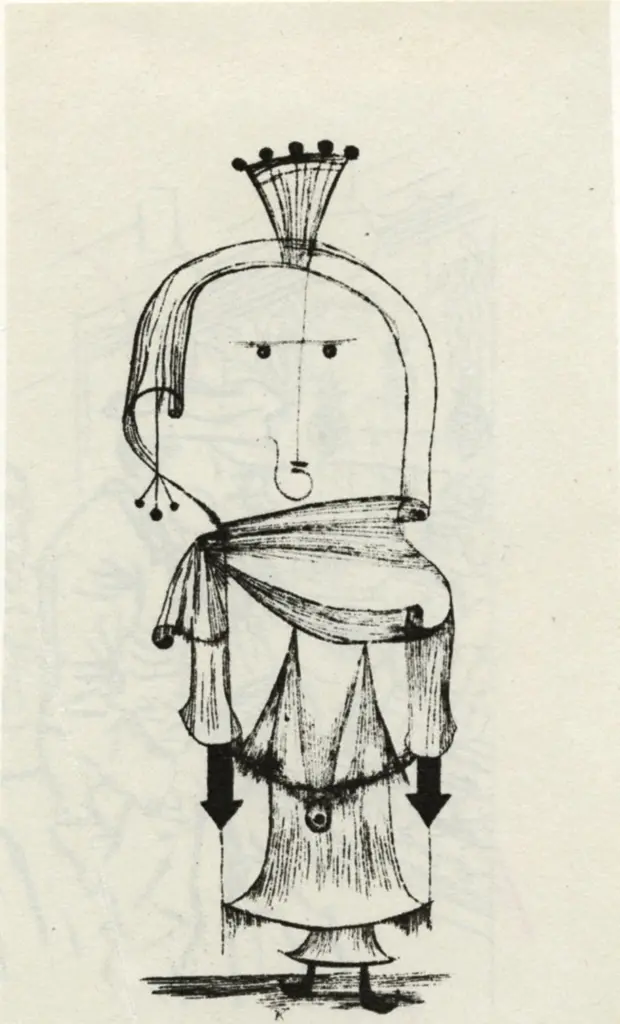 Anonimo, Anonimo , Klee, Paul - sec. XX - Ritratto , fronte