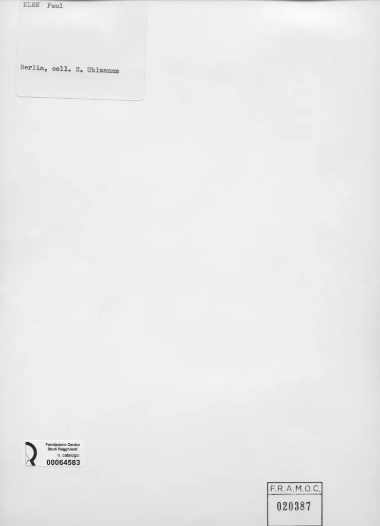Anonimo , Klee, Paul , retro