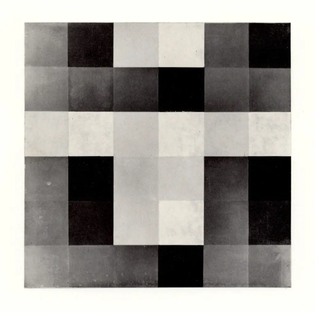 Anonimo , Lohse, Richard Paul - sec. XX - Acht Farbgruppen mit hellen Zentrum , fronte