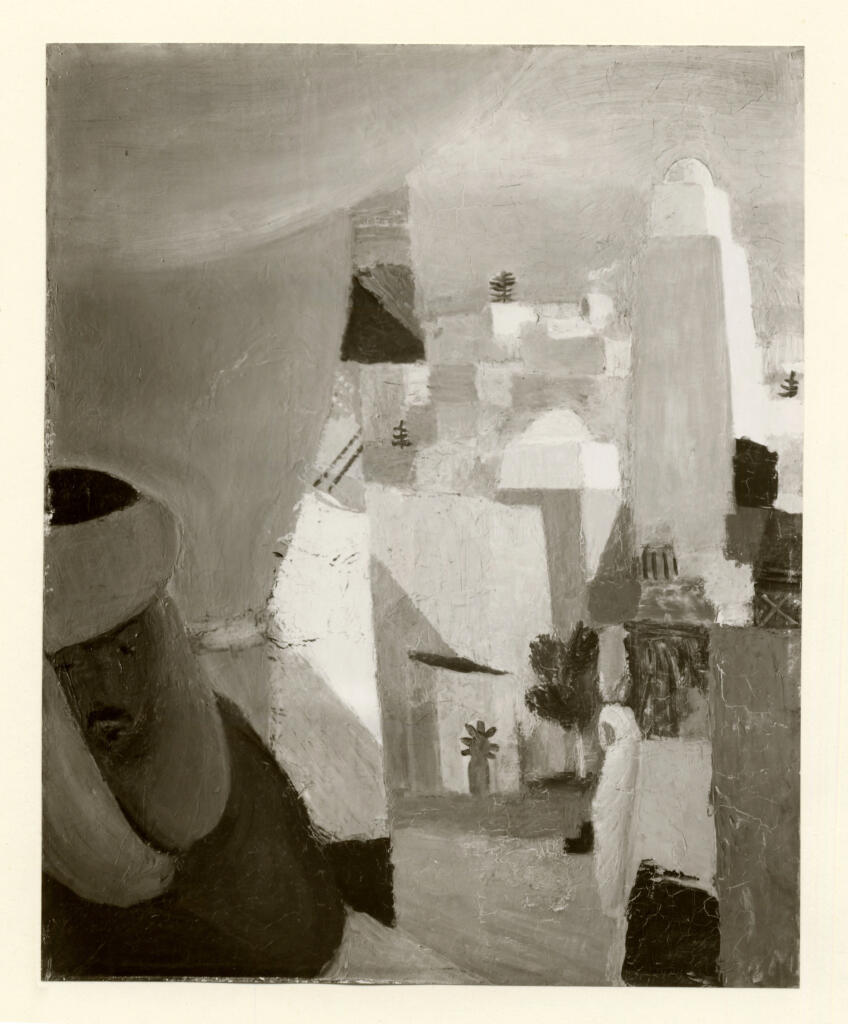 Anonimo , Moilliet, Louis - sec. XX - Ville au Maroc , fronte