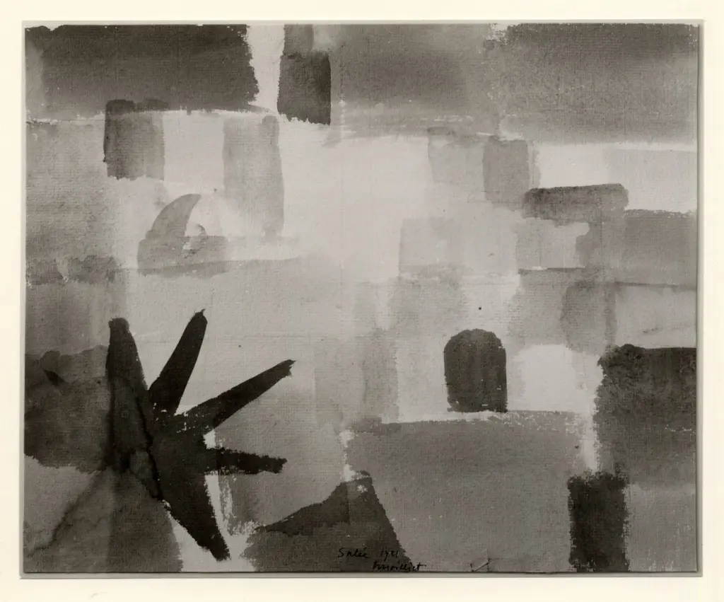 Moilliet, Louis , Maisons &agrave; Saleh