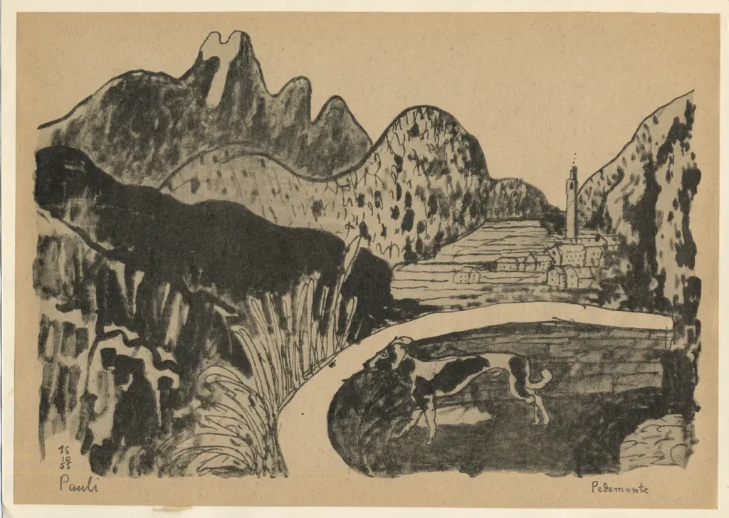 Pauli, Fritz , Pedemonte -