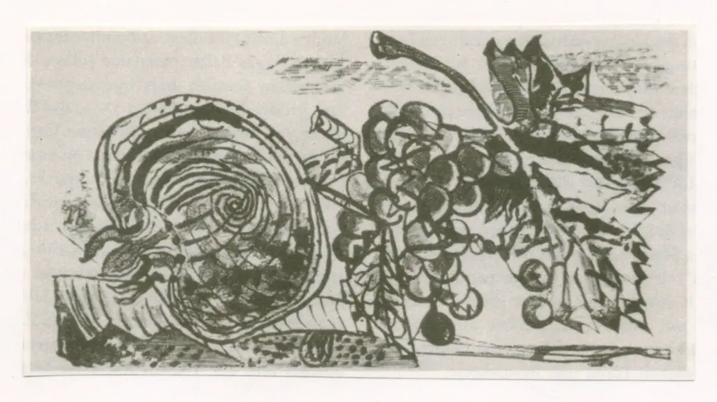 Anonimo , Reiner, Imre - sec. XX - Natura morta con uva , fronte