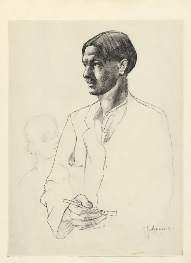 Anonimo , Sch&uuml;rch, Robert - sec. XX - Autoritratto , fronte