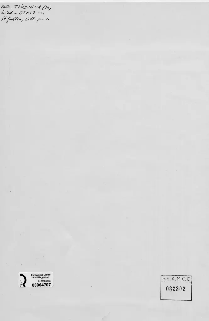 Anonimo , Trudiger, Peter - sec. XX - Lied , retro