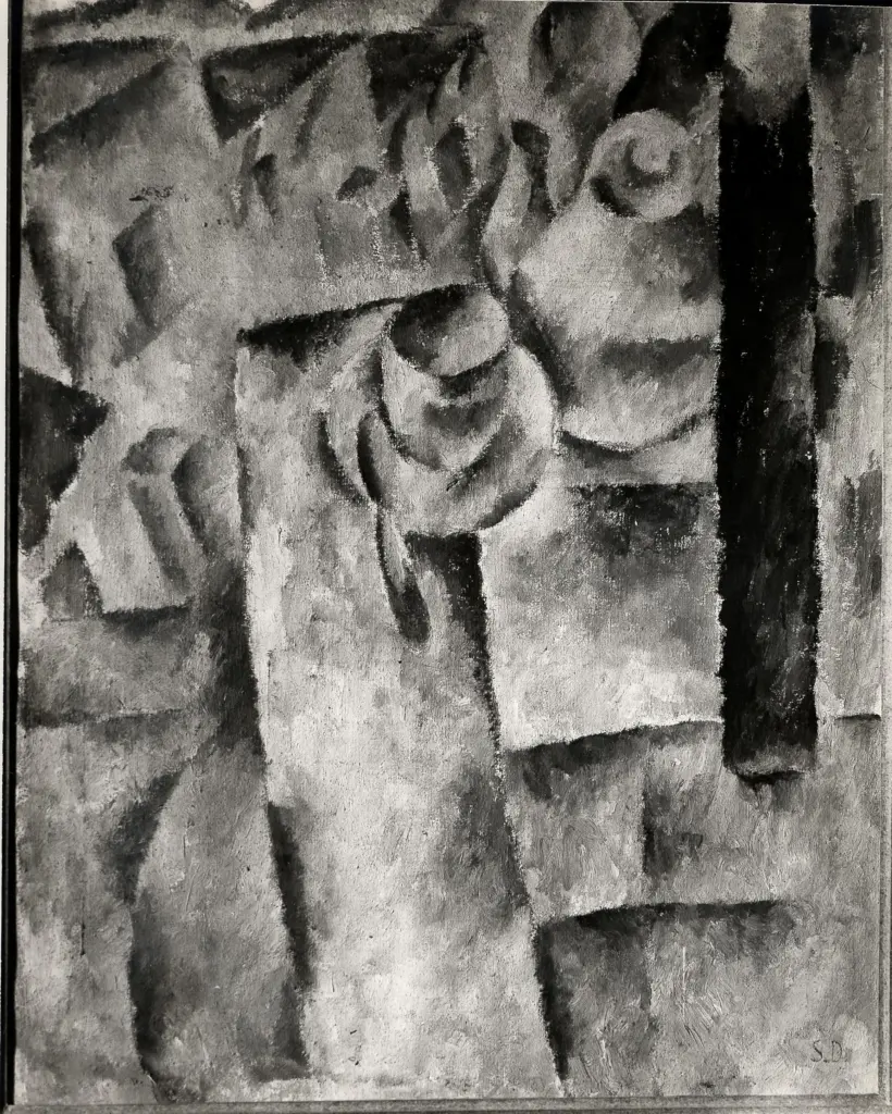 Anonimo , Derkert, Siri - sec. XX - Nature morte with tea-cup , fronte