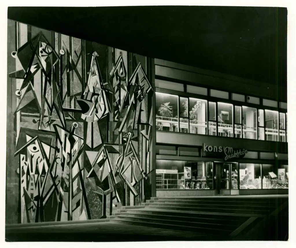 Nemes, Endre , Marmor intarsia in Gothenburg