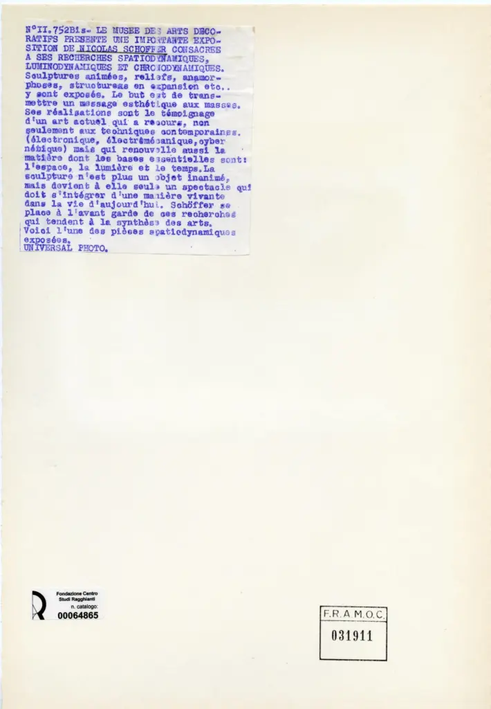 Universal Photo , Sch&ouml;effer, Nicolas - sec. XIX - Composizione , retro