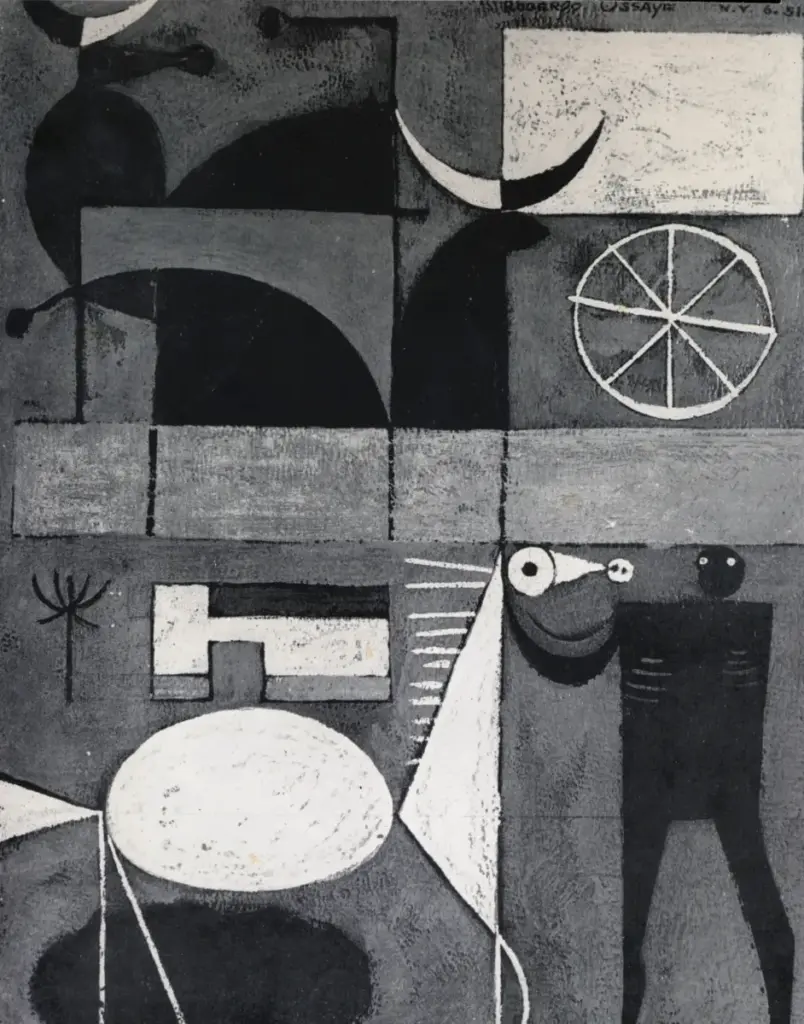 Anonimo , Ossaye, Roberto - sec. XX - Composition , fronte