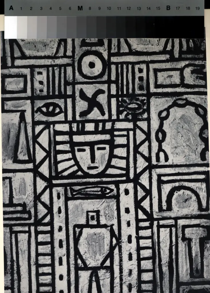 Anonimo , Torres-Garcia, Joaquin - sec. XX - Constructivist Composition , fronte