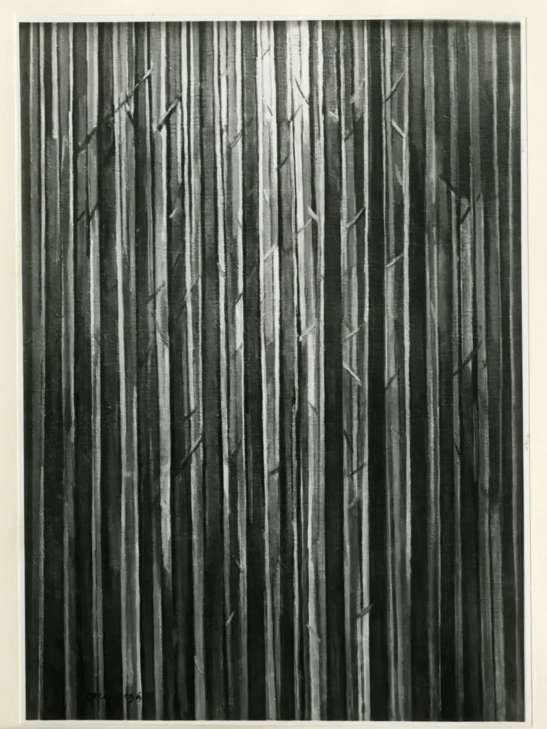Giacomelli , Segall, Lasar - sec. XX - Foresta illuminata , fronte