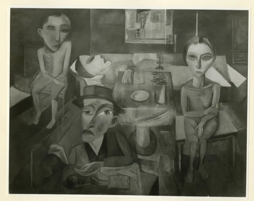 Giacomelli , Segall, Lasar - sec. XX - Famiglia ammalata , fronte