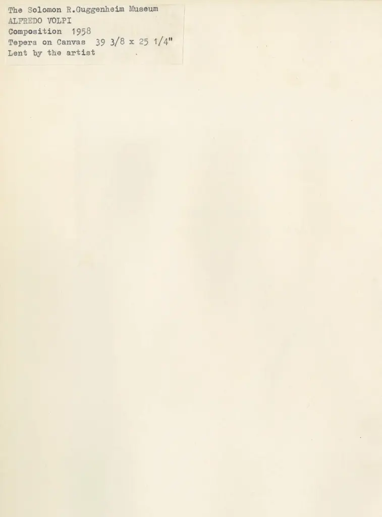 Anonimo , Volpi, Alfredo - sec. XX - Composition , retro