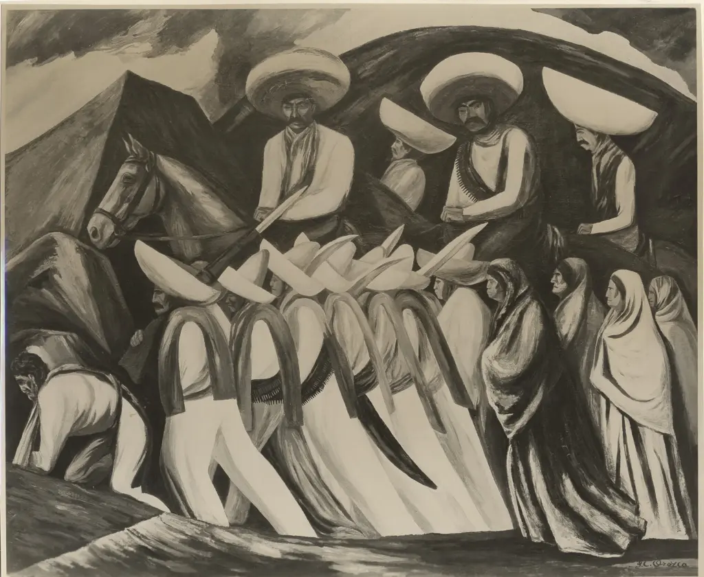 Anonimo , Orozco, Jos&eacute; Clemente - sec. XX - Zapatistas , fronte
