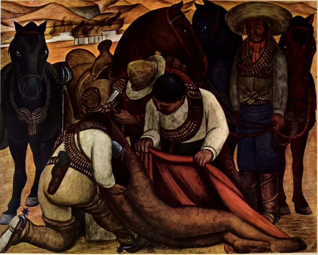 Anonimo , Rivera, Diego - sec. XX - Il riscatto del bracciante , fronte